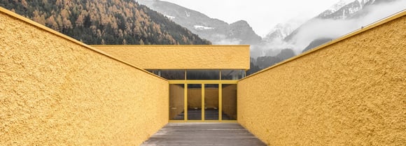 Monochromatic firestations by Pedevilla Architects